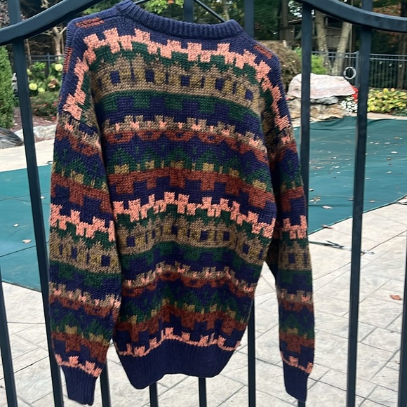 Vintage Northern Isles Men’s Knit Crewneck sweater size Large - Picture 5 of 6